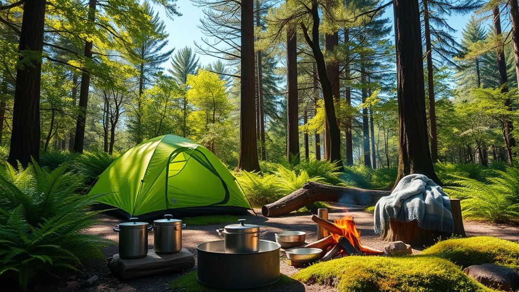 eco friendly campsite cleanliness