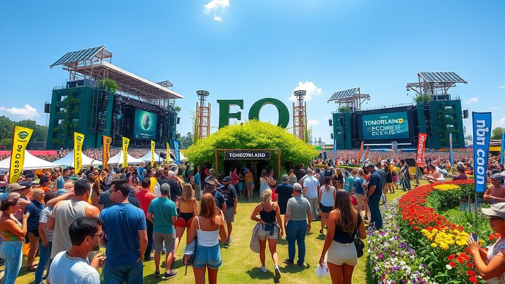 eco friendly festival participation