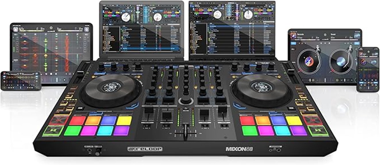 eight channel dj controller