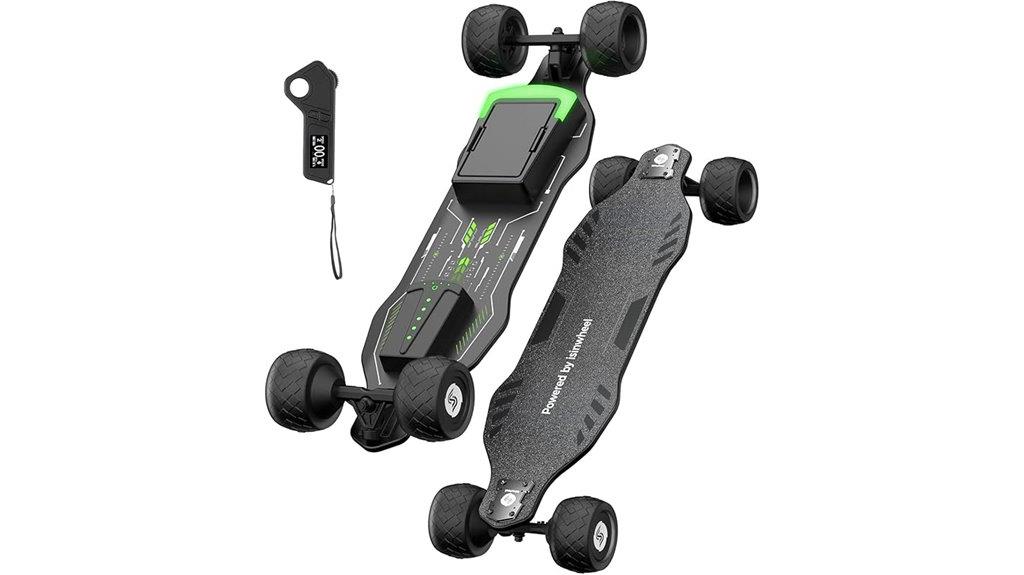 electric skateboard with remote