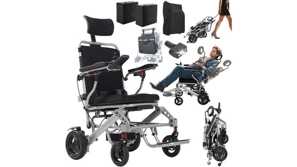 electric wheelchair with recline