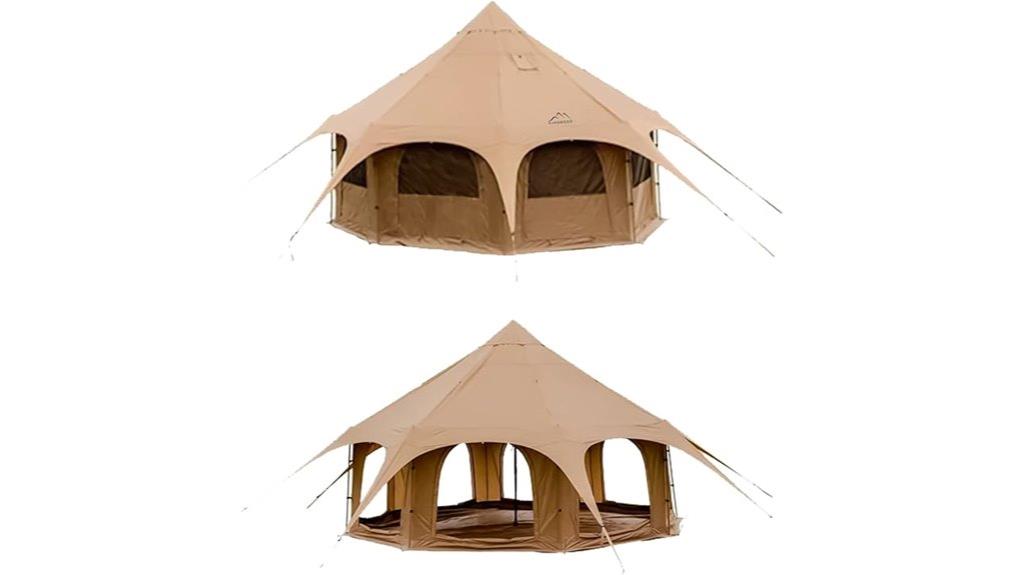 family cotton canvas tent