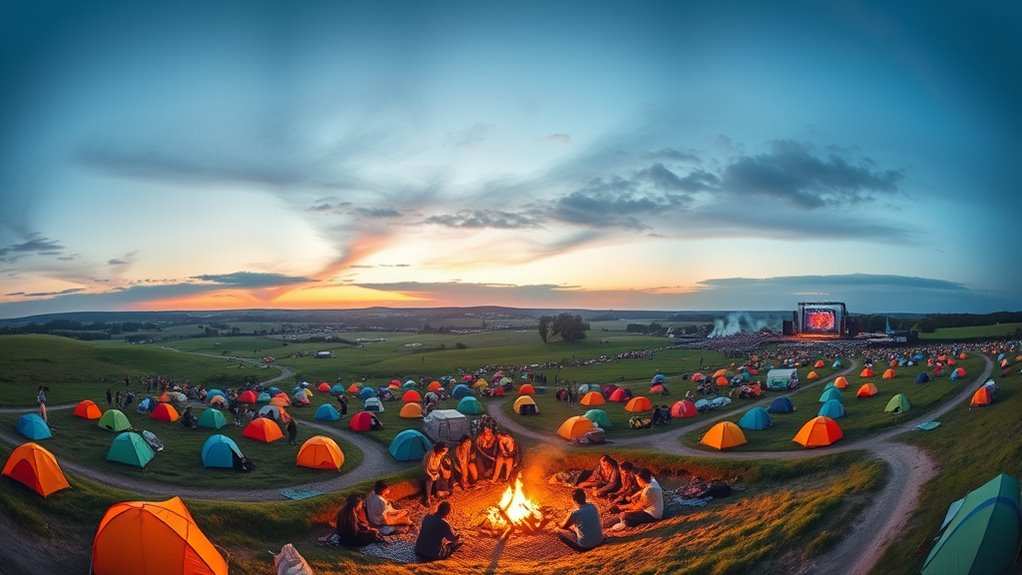 festival camping fosters community