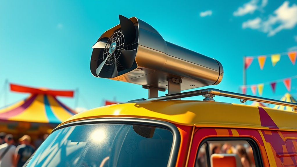festival van roof fans