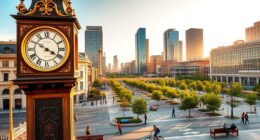 find clock esplanade navigation