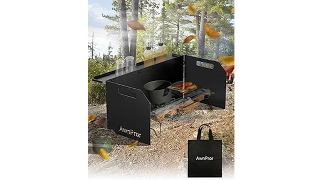 foldable aluminum windshield