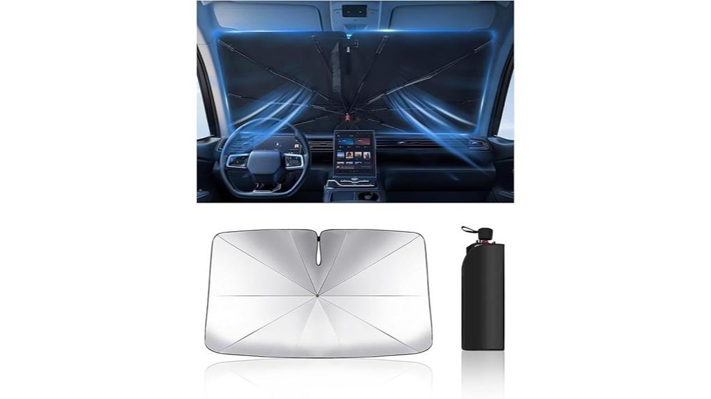 foldable car sun shade