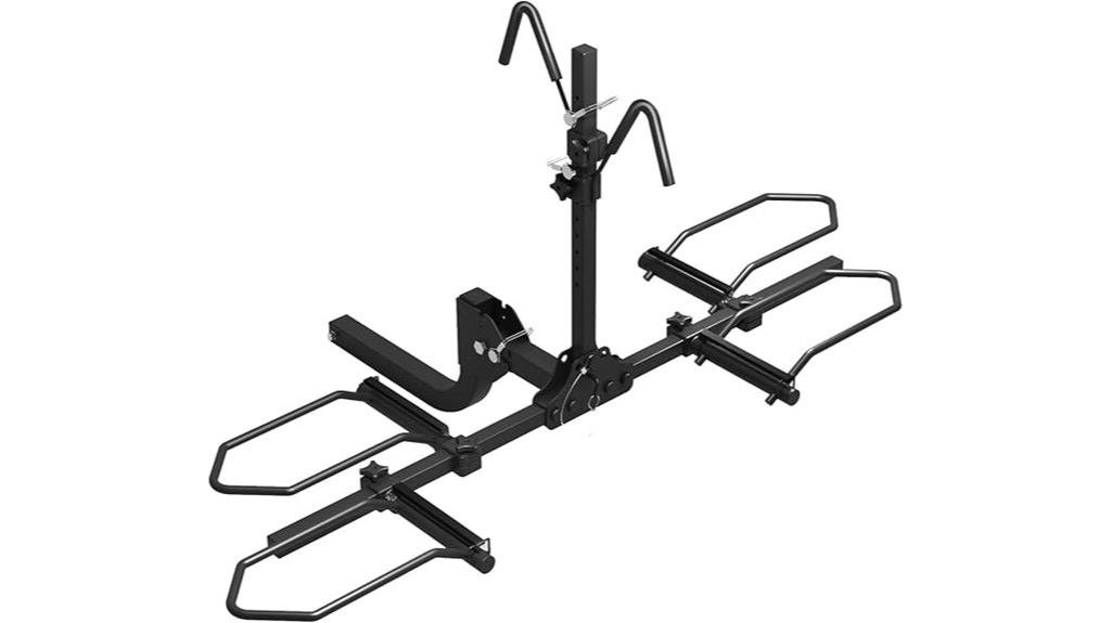 foldable tow hitch bike rack