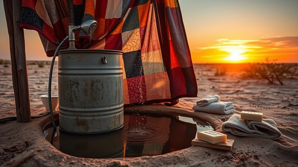 greywater management on playa