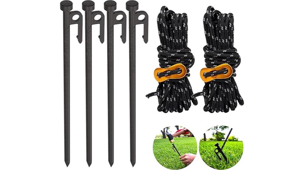 heavy duty 12 inch stakes