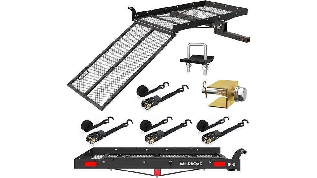 heavy duty hitch cargo carrier