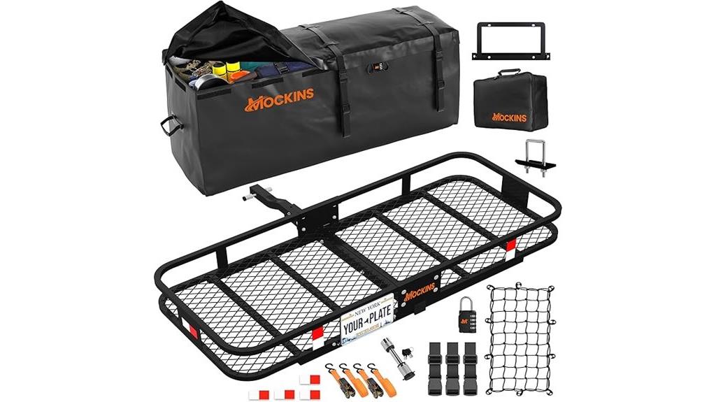 heavy duty hitch cargo carrier