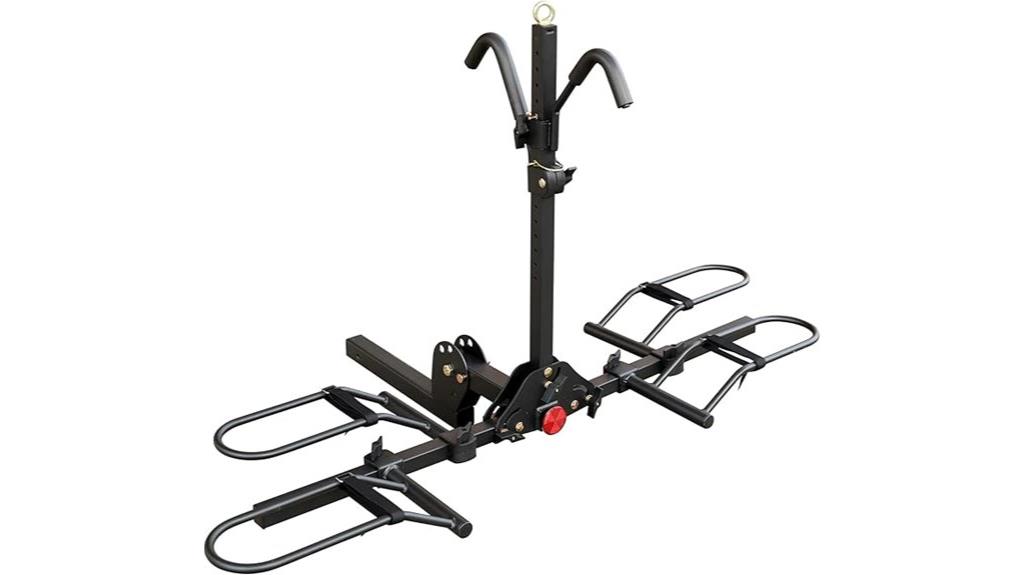 heavy duty hitch mounted bike rack