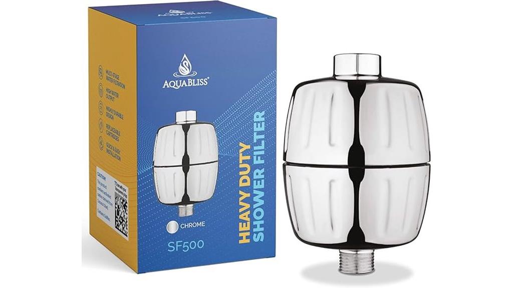 heavy duty shower filtration