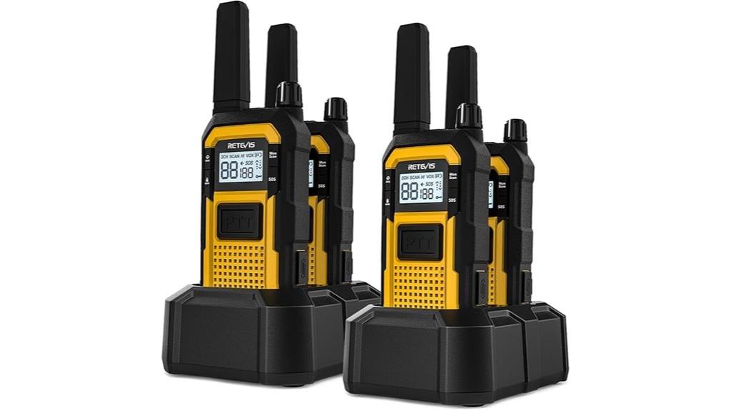 heavy duty walkie talkie set
