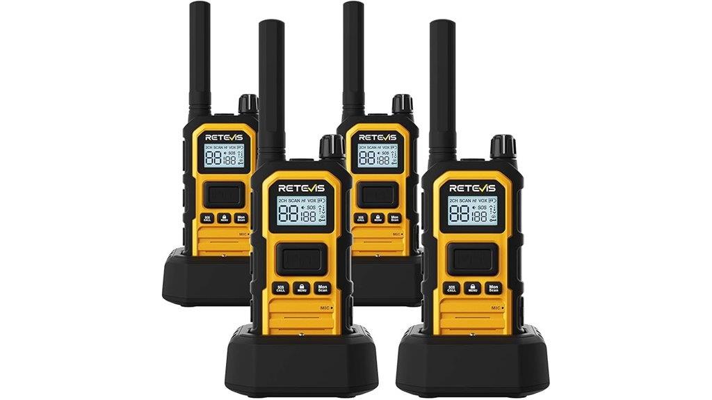 heavy duty waterproof walkie talkies