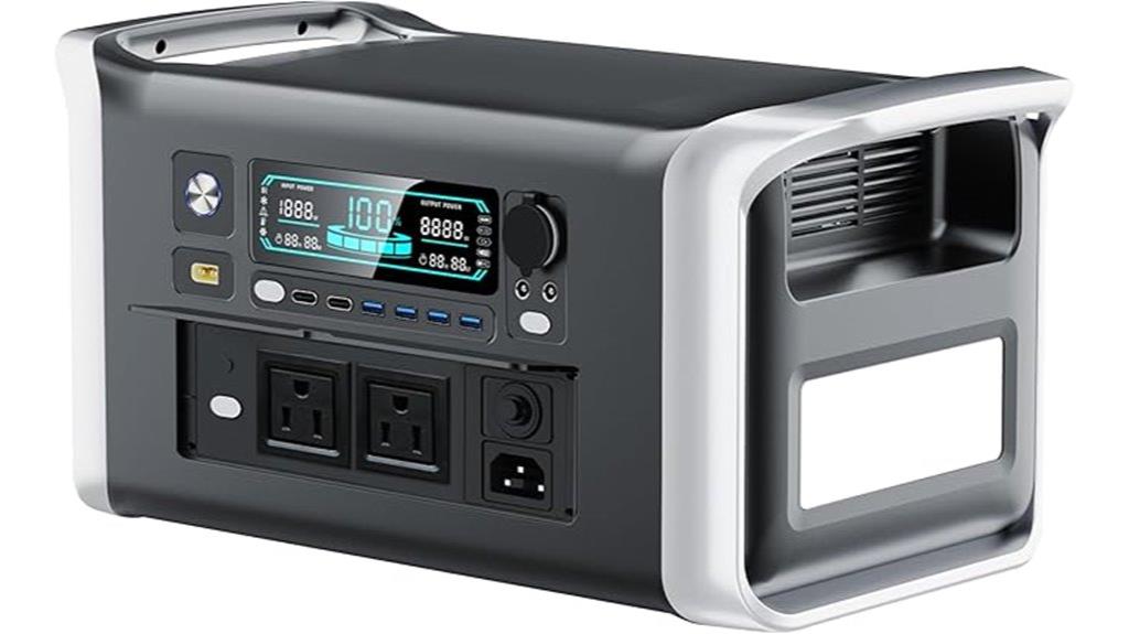 high capacity portable power station