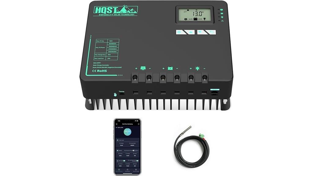 high capacity solar controller