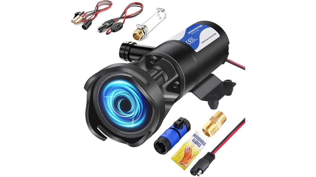 high flow rv waste pump