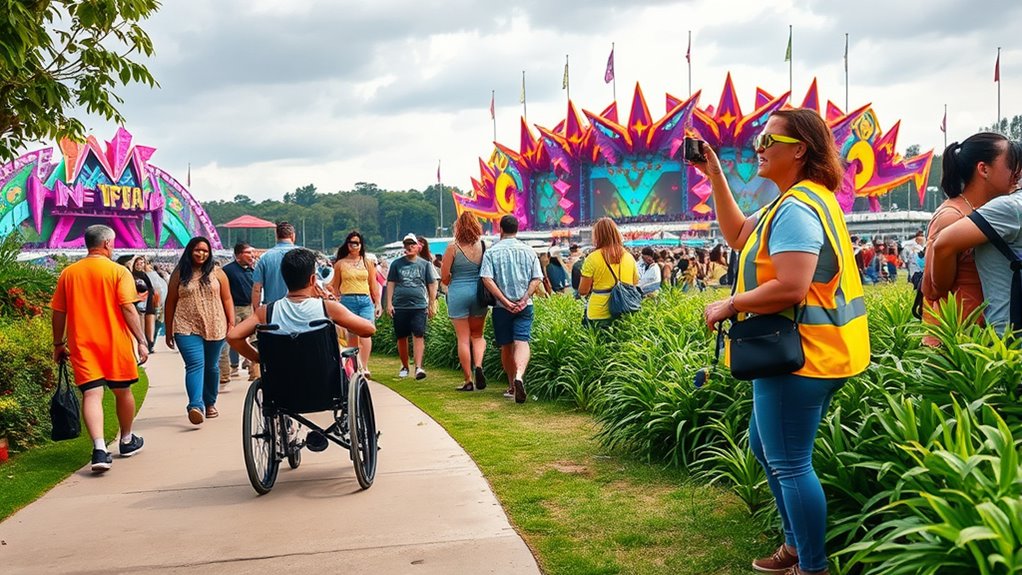 inclusive festival accessibility features
