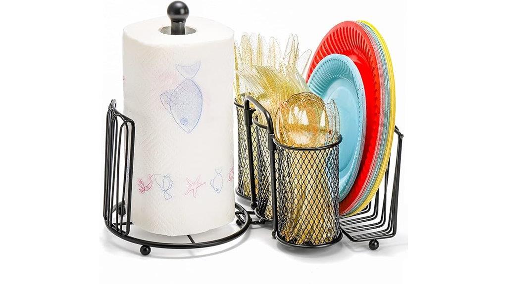 kitchen utensil and towel holder