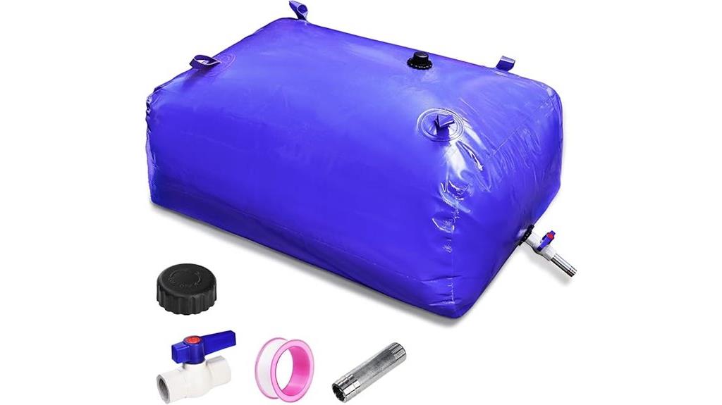 large 100 gallon water bladder