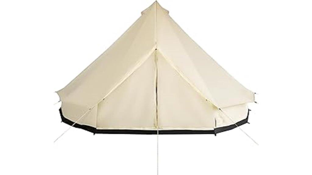large family camping yurt