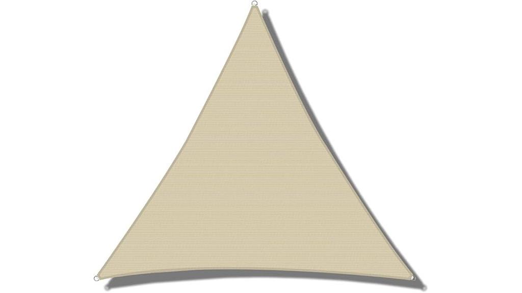 large triangle sun shade