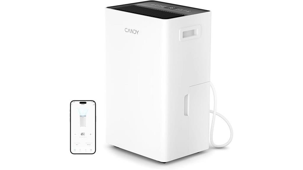 large wifi portable dehumidifier