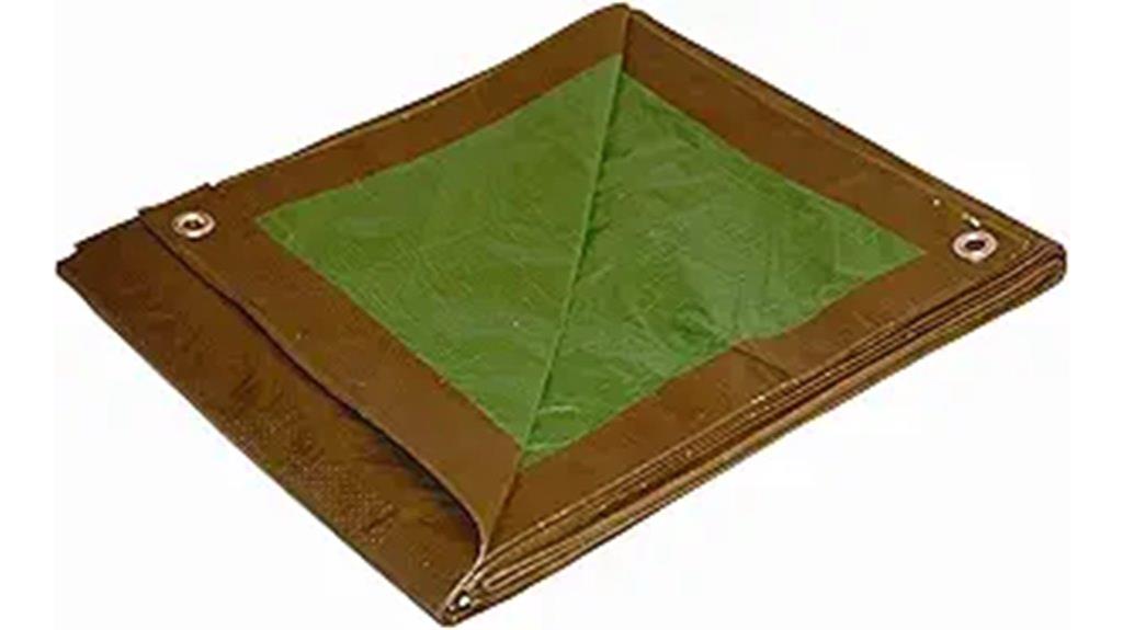 medium duty brown green tarp