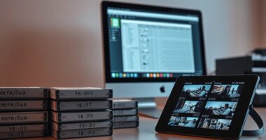 metadata for footage archiving