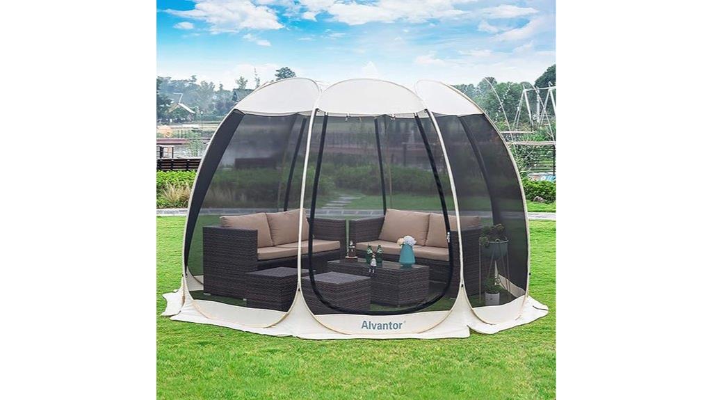 mosquito net screen gazebo