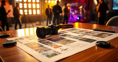 music video storyboard planning