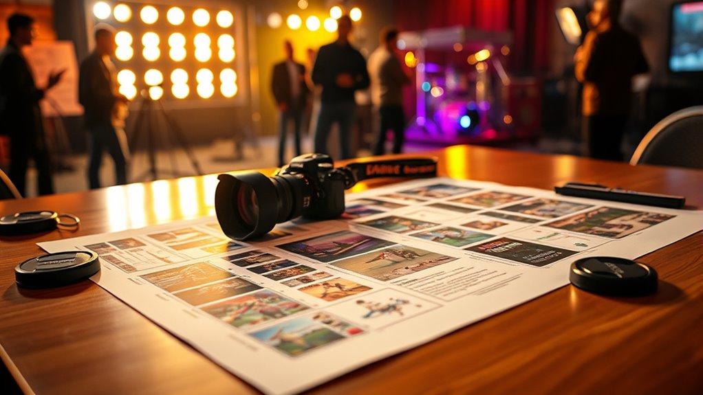 music video storyboard planning