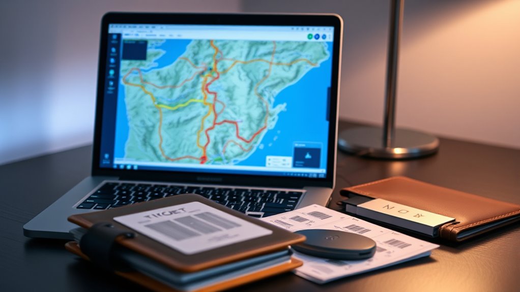 offline maps and tickets
