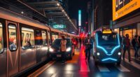 options include metro rideshare walking
