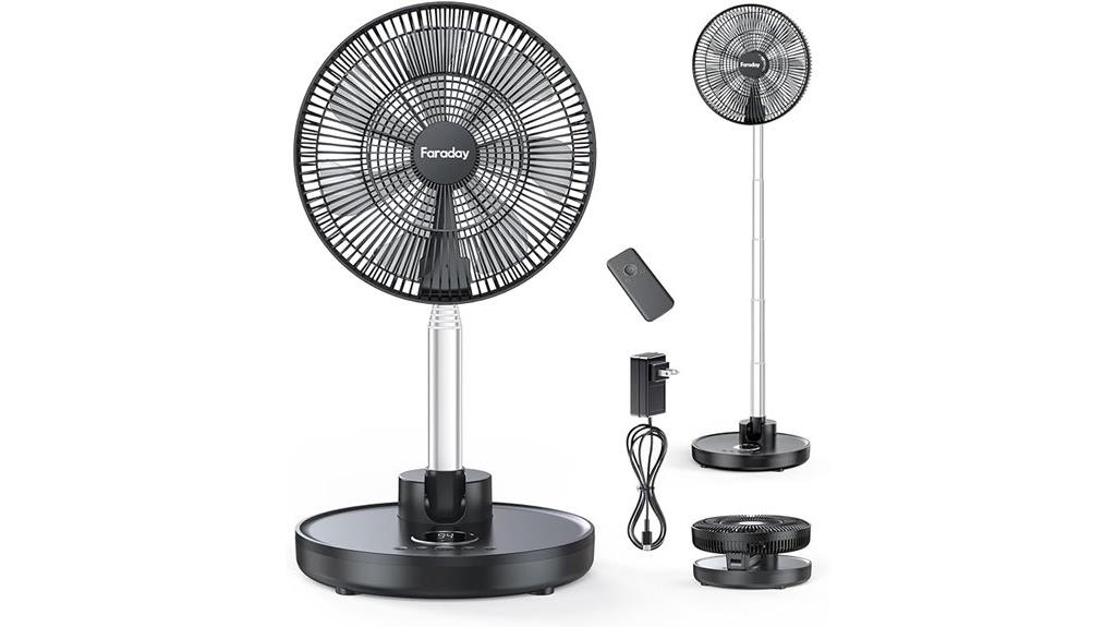 oscillating fan with remote