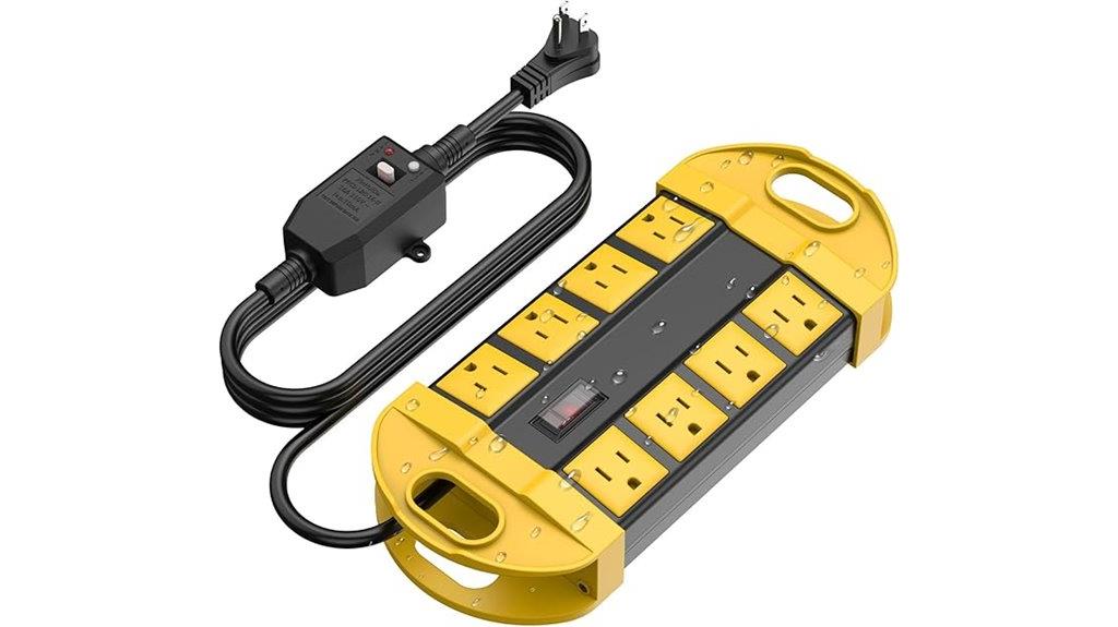 outdoor power strip with outlets