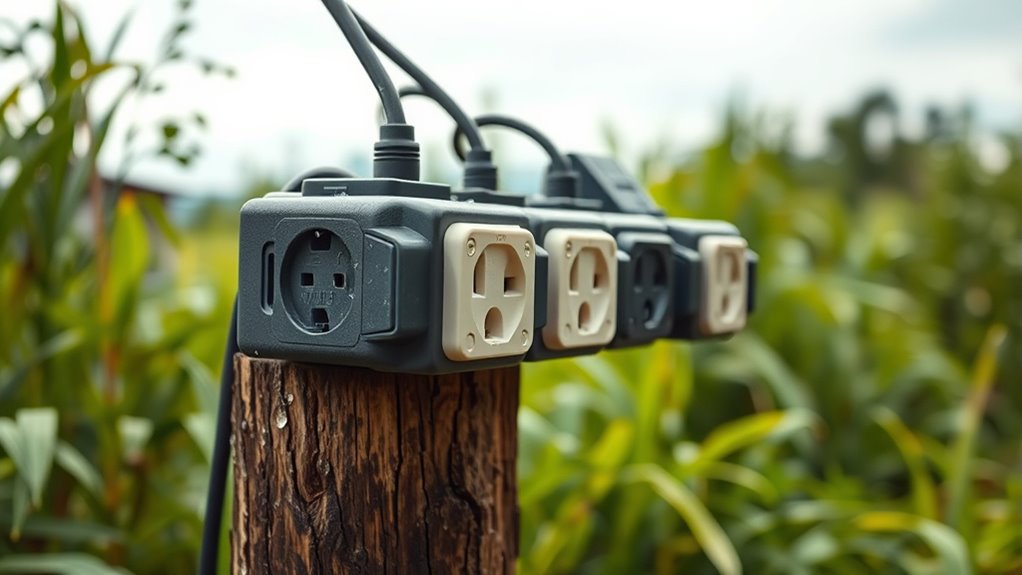 outdoor weatherproof power strips