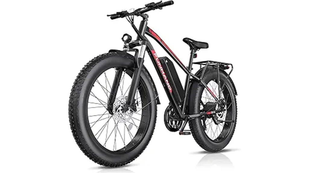 peak 1000w fat tire