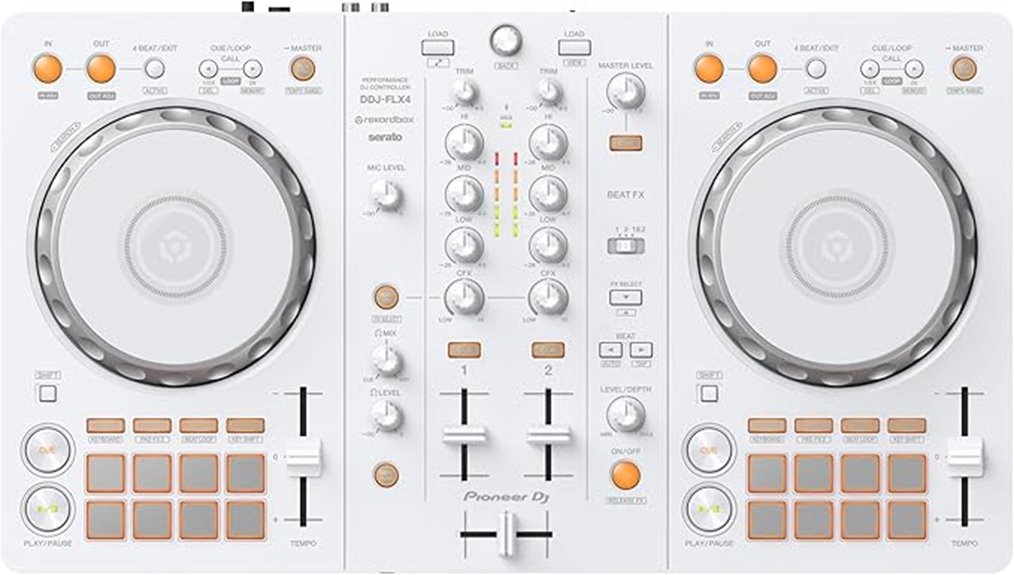 pioneer dj controller 2 deck