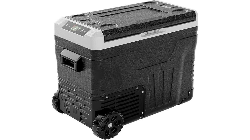 portable 12v refrigerator wheels
