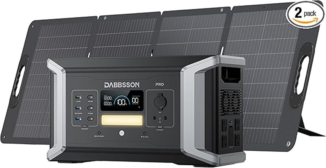 portable 2000w solar power
