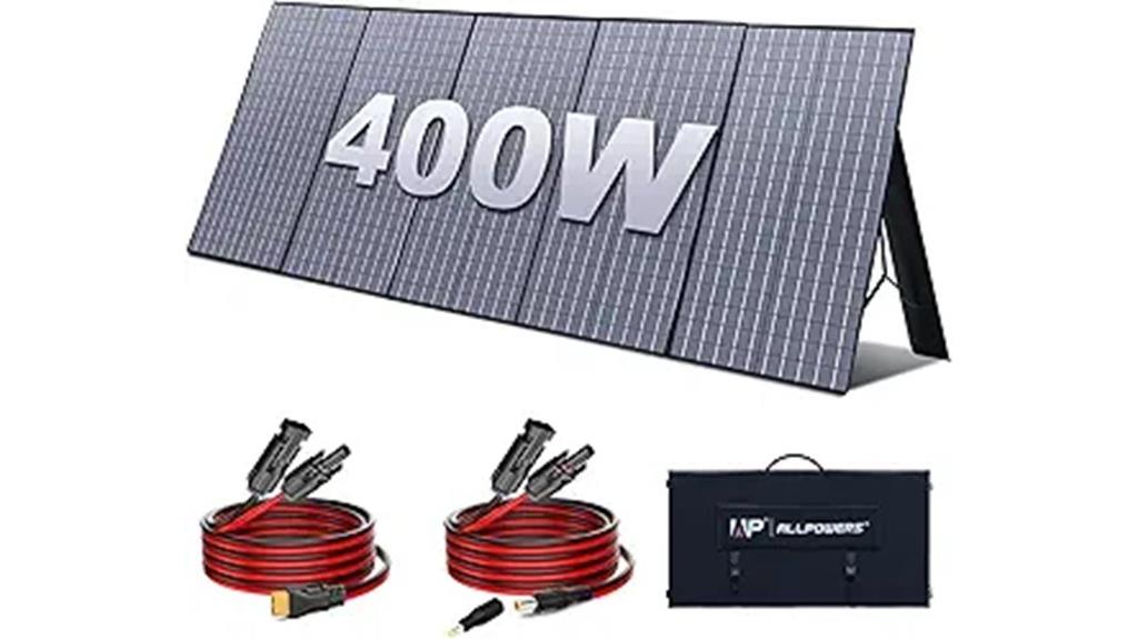 portable 400w solar kit