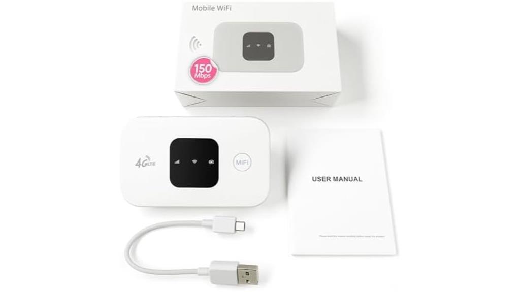 portable 4g router speed