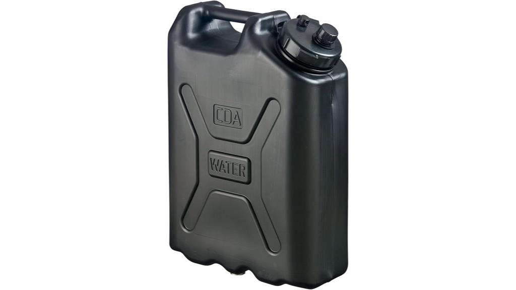 portable 5 gallon water container