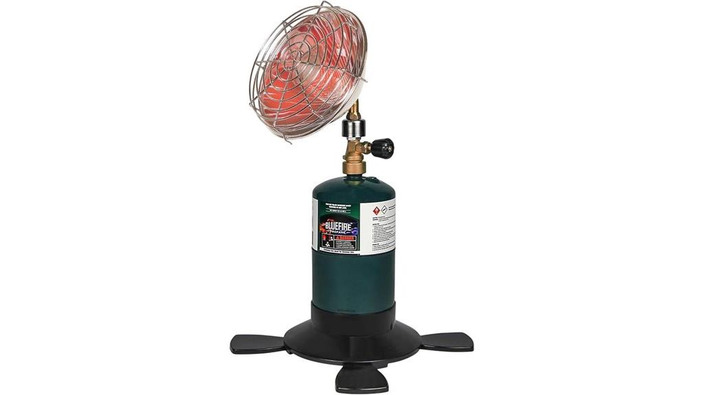 portable camping propane heater