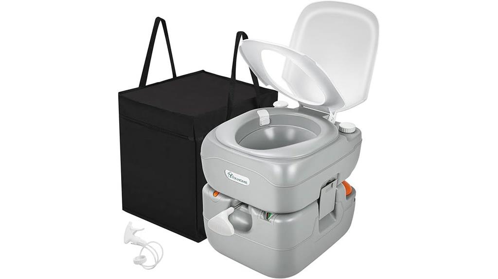 portable camping toilet