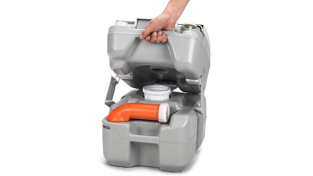portable camping toilet