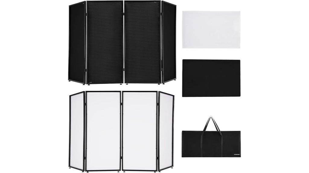 portable dj booth cover